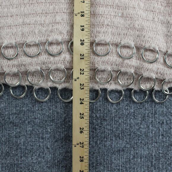 Rachel Comey Cream Sweater with Silver Ring Details - Picture 6 of 8